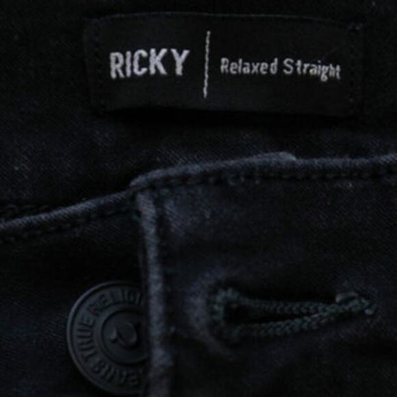 True Religion  Relaxed Straight Leg Men's Black Size 34 Shorts - Picture 4 of 8